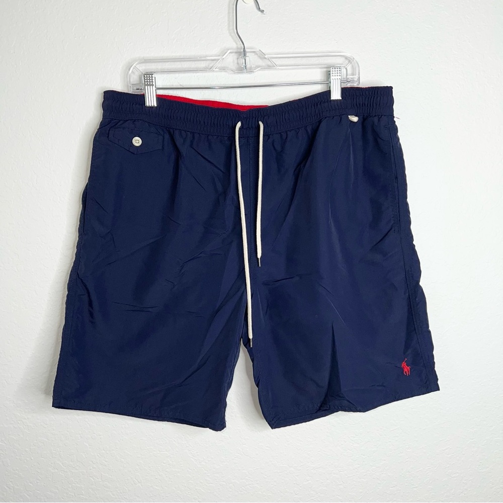 Polo Ralph Lauren Men Swim Trunks Size XXL Blue Swimwear  A3